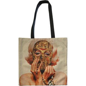 New "Marilyn Monroe Jason Mask" Canvas Tote Bag